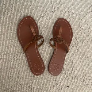 Tory burch brown sandals LIKE NEW